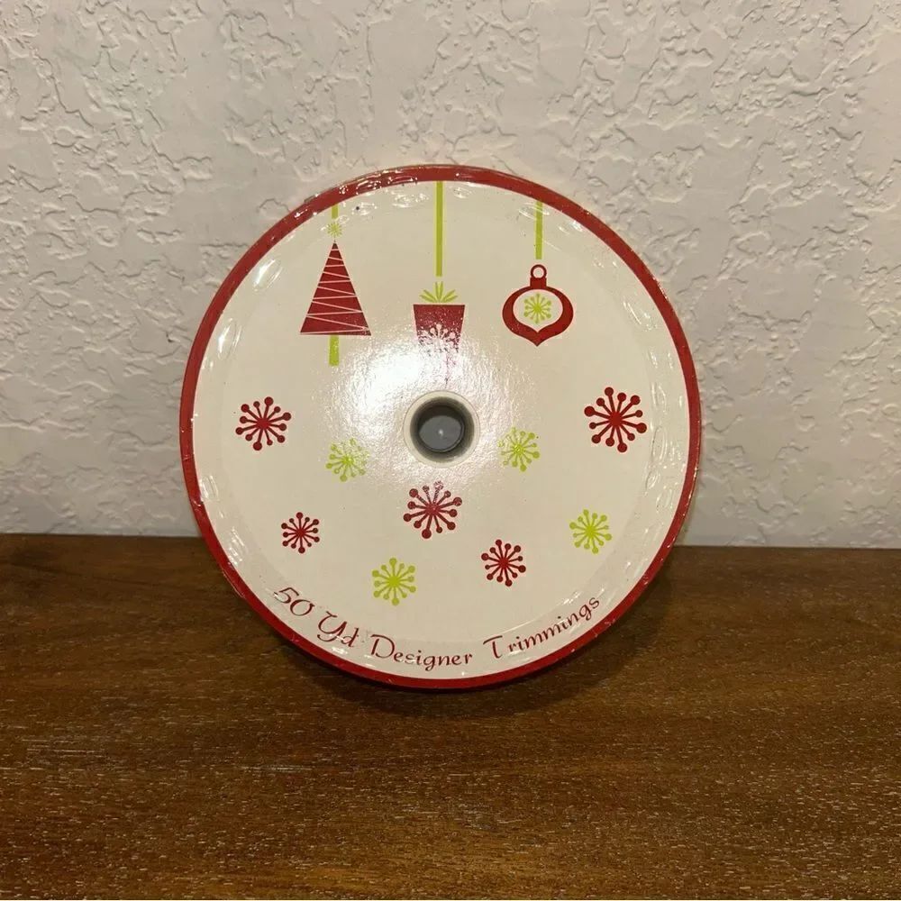 New, Wired Trimming Metallic Wide Ribbon